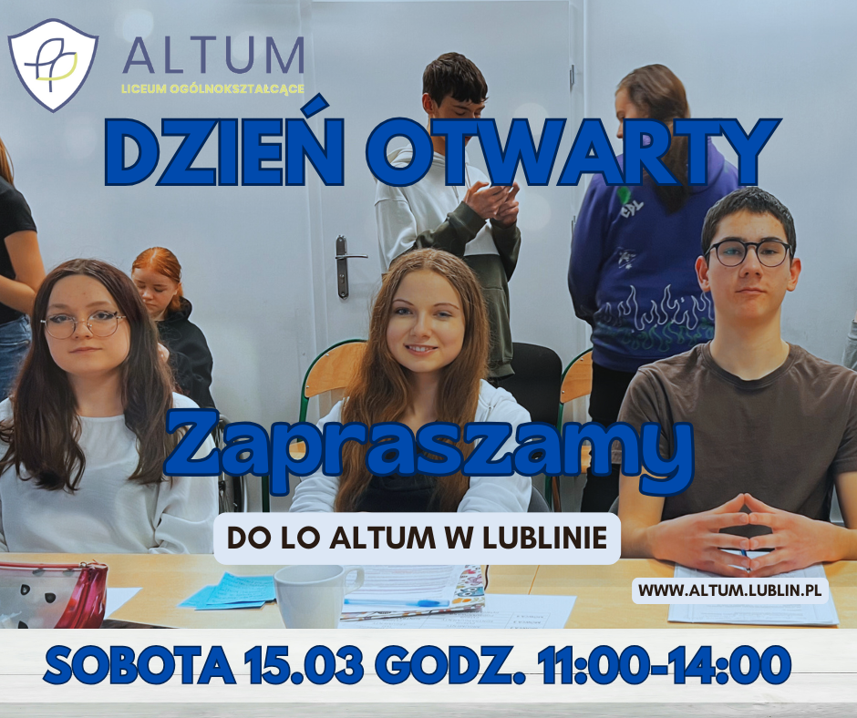 Dzień Otwarty w LO ALTUM w Lublinie